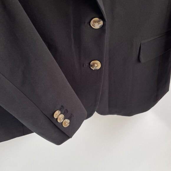 J. Crew Womens Black Classic Fit Single Breasted Blazer Size 4 Career Nwt - Picture 4 of 8